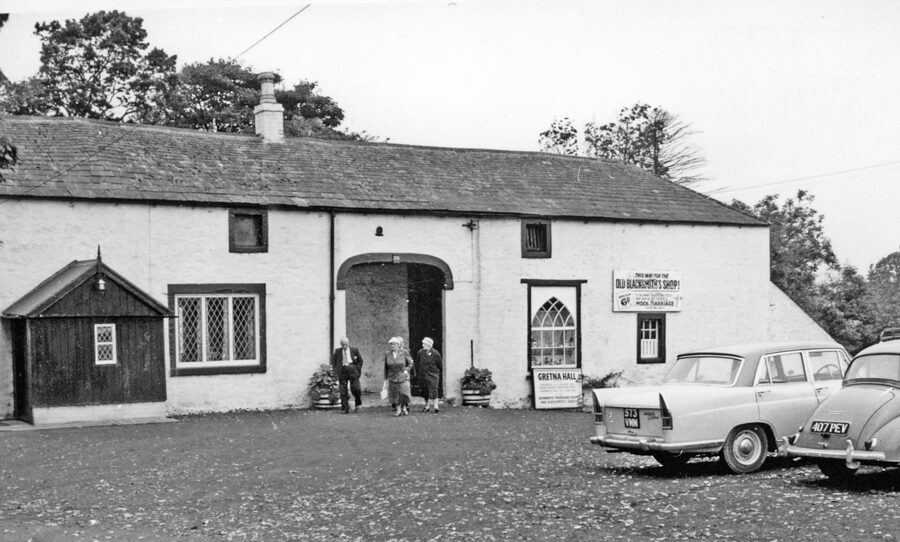 The Blacksmith's Shop at Gretna Green on the Scottish border in 1961